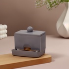 Органайзер для ватных палочек, с крышкой, 9×6.5×7.5 см, МИКС - Фото 2