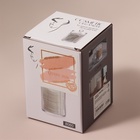 Органайзер для ватных дисков, с крышкой, d=6.7×11 см, белый - Фото 6