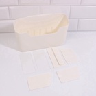 Органайзер настенный, 4 секции, с клеевой основой, 26.8×16.2 см, белый - Фото 2