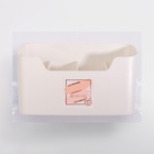 Органайзер настенный, 4 секции, с клеевой основой, 26.8×16.2 см, белый - Фото 4