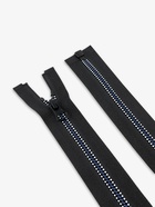 Молния «Трактор», №5, разъёмная, замок автомат, 70 см, чёрная, белая, синяя - Фото 3