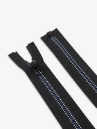 Молния «Трактор», №5, разъёмная, замок автомат, 80 см, чёрная, белая, синяя - Фото 3