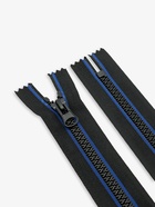 Молния «Трактор», №8, неразъёмная, замок автомат, 18 см, чёрная, синяя - Фото 3