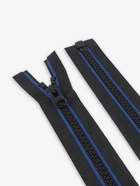 Молния «Трактор», №8, разъёмная, замок автомат, 60 см, чёрная, синяя - Фото 3