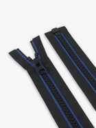 Молния «Трактор», №8, разъёмная, замок автомат, 80 см, чёрная, синяя - Фото 3