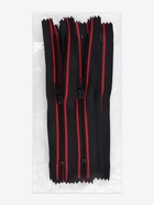 Молния «Трактор», №8, неразъёмная, замок автомат, 18 см, чёрная, красная - Фото 4