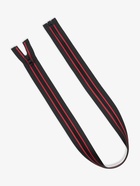 Молния «Трактор», №8, разъёмная, замок автомат, 80 см, чёрная, красная - Фото 2