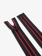 Молния «Трактор», №8, разъёмная, замок автомат, 80 см, чёрная, красная - Фото 3