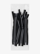 Молния «Трактор», №5, неразъёмная, замок автомат, 18 см, чёрная, белая 9900853