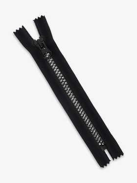 Молния «Трактор», №8, неразъёмная, замок автомат, 18 см, чёрная (комплект 10 шт)