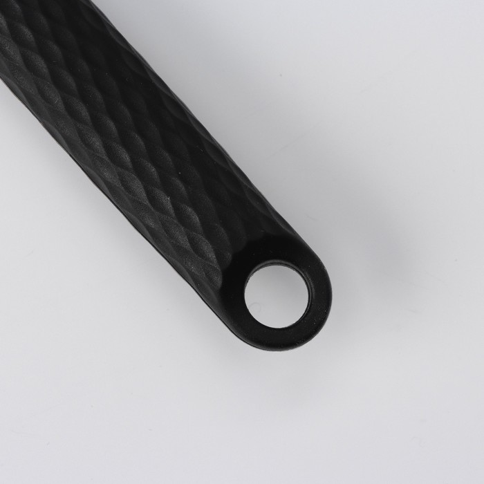 Лопатка с прорезями Доляна Picanto, 23 см, цвет чёрный