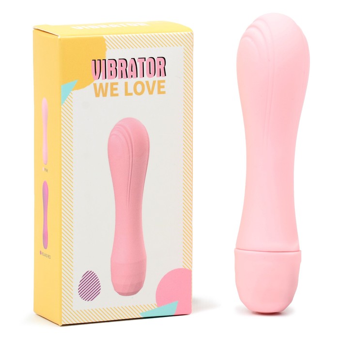 Вибратор универсальный, ABS пластик, софт-силикон, розовый