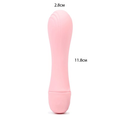 Вибратор универсальный, ABS пластик, софт-силикон, розовый