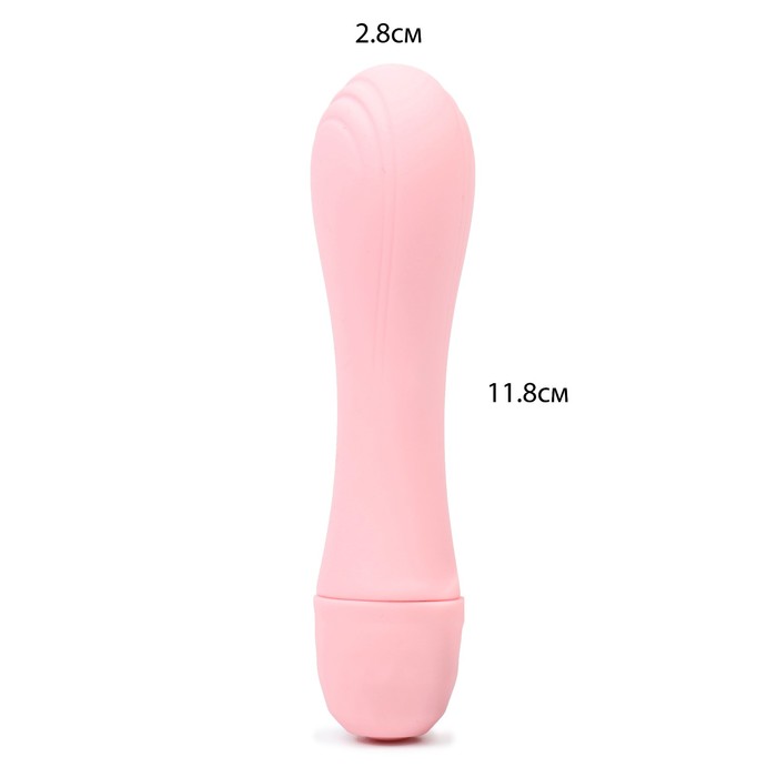 Вибратор универсальный, ABS пластик, софт-силикон, розовый - Фото 1