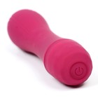 Вибратор универсальный, ABS пластик, софт-силикон, бордовый - Фото 5