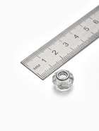 Шарм бусина «Хрусталик», для творчества, белый в серебре - Фото 4