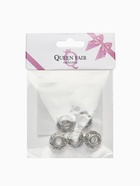 Бусины «Хрусталик», для творчества, цвет белый в серебре 9897060