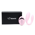 Вибратор для пар, 10 режимов вибрации, гибкий, силикон, пульт ДУ, розовый - Фото 1