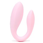 Вибратор для пар, 10 режимов вибрации, гибкий, силикон, пульт ДУ, розовый - Фото 4