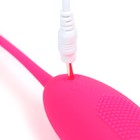 Виброяйцо, 7×3.5 см, 10 режимов, пульт ДУ, силикон, розовый - Фото 9