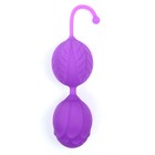Шарики вагинальные Оки- Чпоки, для укрепления мышц влагалища, вес 45 г, фиолетовый - Фото 2