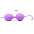 Шарики вагинальные Оки- Чпоки, для укрепления мышц влагалища, вес 45 г, фиолетовый - Фото 4