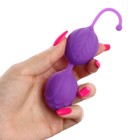 Шарики вагинальные Оки- Чпоки, для укрепления мышц влагалища, вес 45 г, фиолетовый - Фото 6