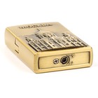 Зажигалка газовая «Москва», металлическая, пьезо, 5.5×4 см, золото - Фото 3