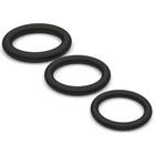 Эрекционные кольца, софт-силикон, набор 3 шт., d=30; 40; 50 мм, чёрный - Фото 6