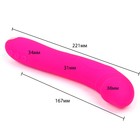 Вибратор реалистичной формы, со стимуляцией точки G, 22 х3,8 х3,1 см, розовый - Фото 4