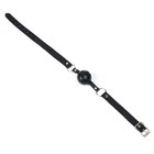 Кляп БДСМ Оки-Чпоки, классический, ПВХ, экокожа, черный 50×4,5 см - Фото 6