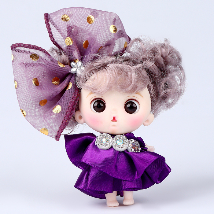 Брелок «Куколка» в платье, 9 см - фото 1909460057