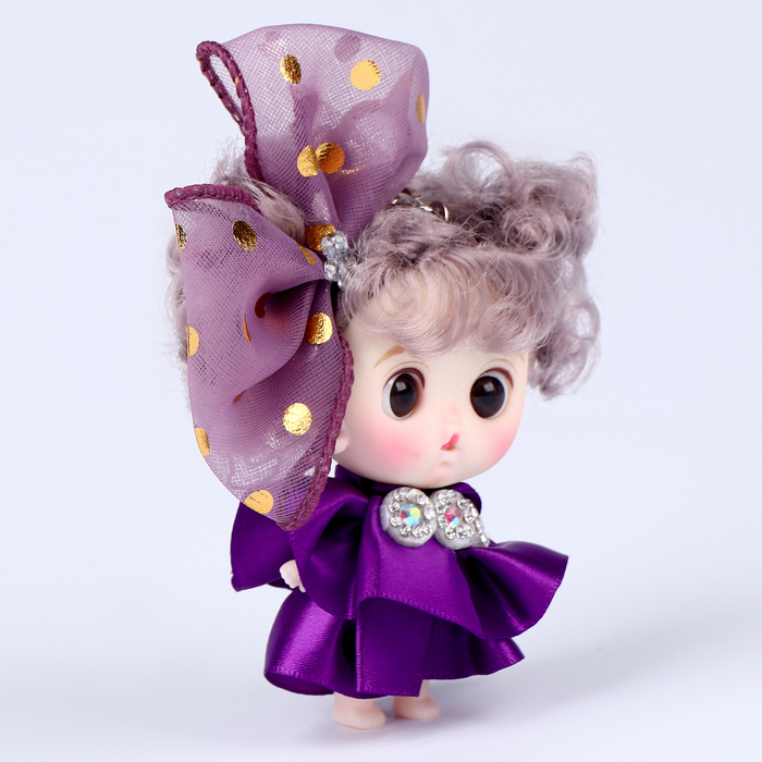 Брелок «Куколка» в платье, 9 см - фото 1909460058