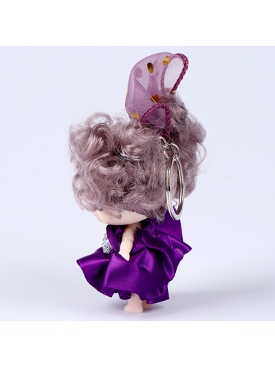 Брелок «Куколка» в платье, 9 см