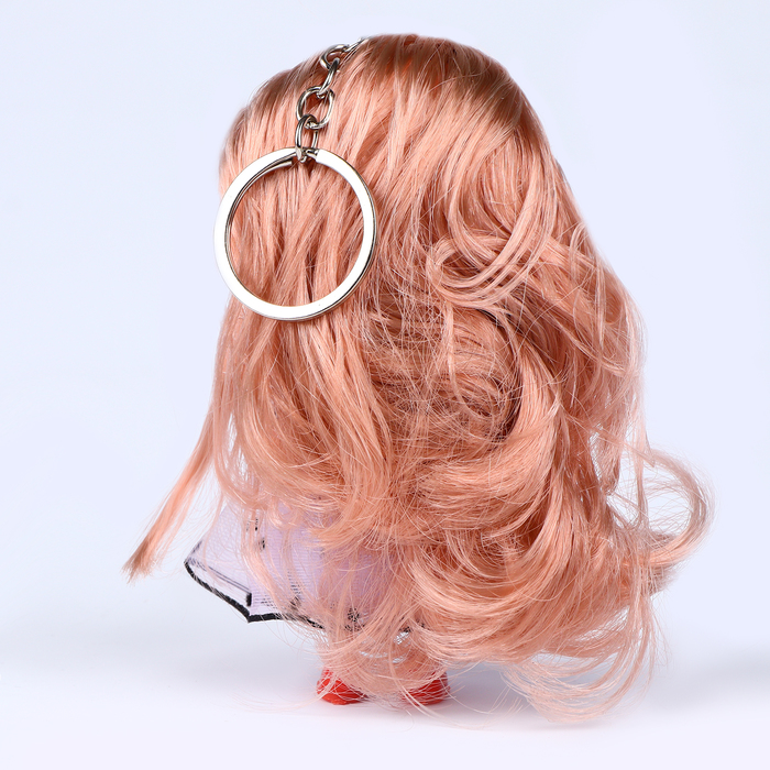 Брелок «Куколка» с длинными волосами, 9 см - фото 1909460069