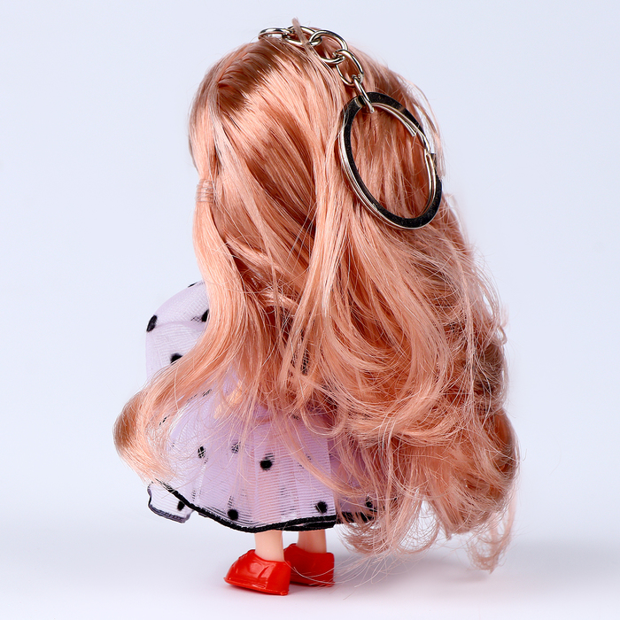 Брелок «Куколка» с длинными волосами, 9 см - фото 1909460070