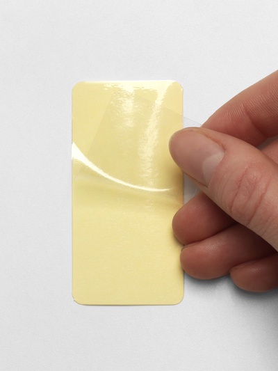 Ценник самоклеящийся, набор 50 шт., 6×3 см, цвет прозрачный