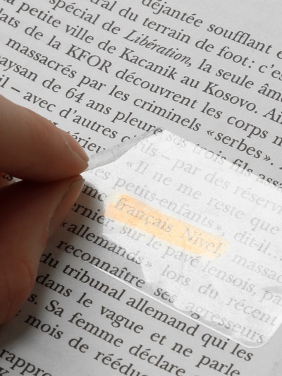 Ценник самоклеящийся, набор 50 шт., 6×3 см, цвет прозрачный