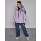 Куртка горнолыжная женская зимняя, размер 54, цвет фиолетовый - Фото 4