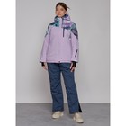 Куртка горнолыжная женская зимняя, размер 54, цвет фиолетовый - Фото 8