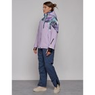 Куртка горнолыжная женская зимняя, размер 54, цвет фиолетовый - Фото 9