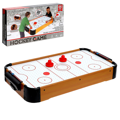 УЦЕНКА Настольная игра «Аэрохоккей. Лидер», работает от батареек, 2 игрока, 6+