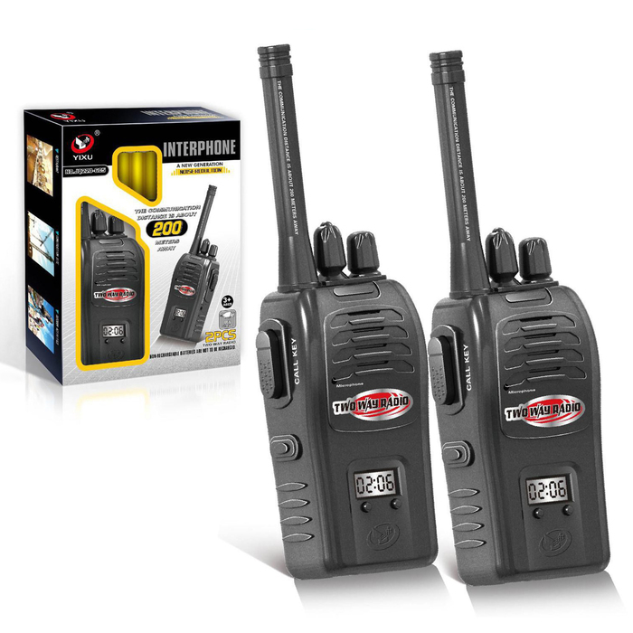 Уценка Набор раций «Шпионы», дальность до 200 метров, без шума, работают от аккумулятора - Фото 1