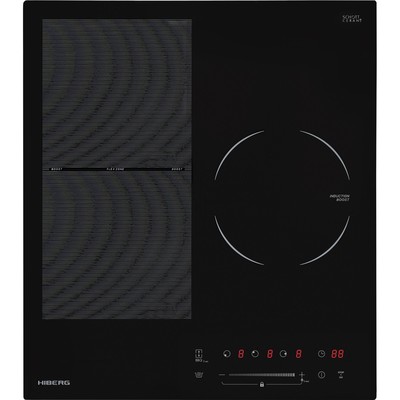 Варочная поверхность HIBERG i-MS 4539 B, индукционная, 4 конфорки, сенсорная, чёрная