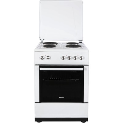 Плита NORDFROST EE 6061 W, электрическая, 4 конфорки, 64 л, электрическая духовка, белая