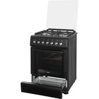 Плита NORDFROST GG 6062 B, газовая, 4 конфорки, 64 л, газовая духовка, чёрная - фото 51508093 Плита NORDFROST GG 6062 B, газовая, 4 конфорки, 64 л, газовая духовка, чёрная - фото 51508093