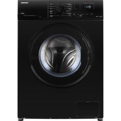 Стиральная машина NORDFROST WM2 6100 B, класс А++, 1000 об/мин, до 6 кг, чёрная