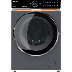 Стиральная машина HIBERG i-DDQ10 - 10714 Sd, класс А+++, 1400 об/мин, до 10.5 кг, серая