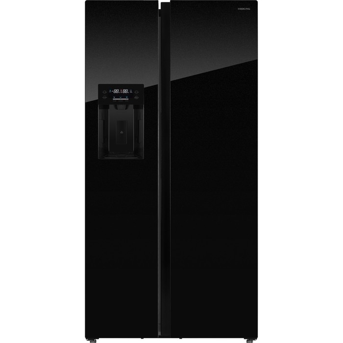 Холодильник HIBERG RFS-650DX NFGB inverter, двухкамерный, класс А+, 618 л, чёрный - Фото 1