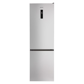 Холодильник NORDFROST RFC 350D NFS, двухкамерный, класс А+, 348 л, No Frost, серебристый